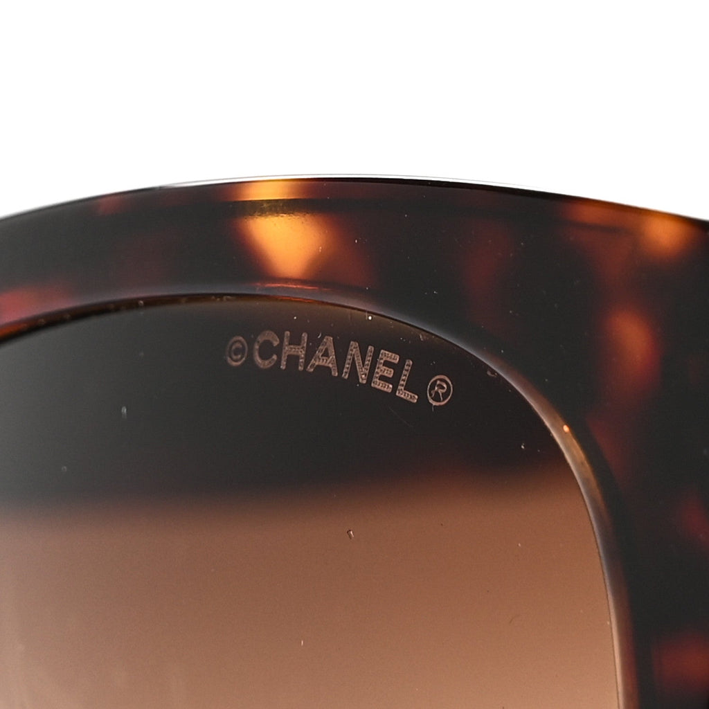 Chanel Square Sunglasses — Tortoise