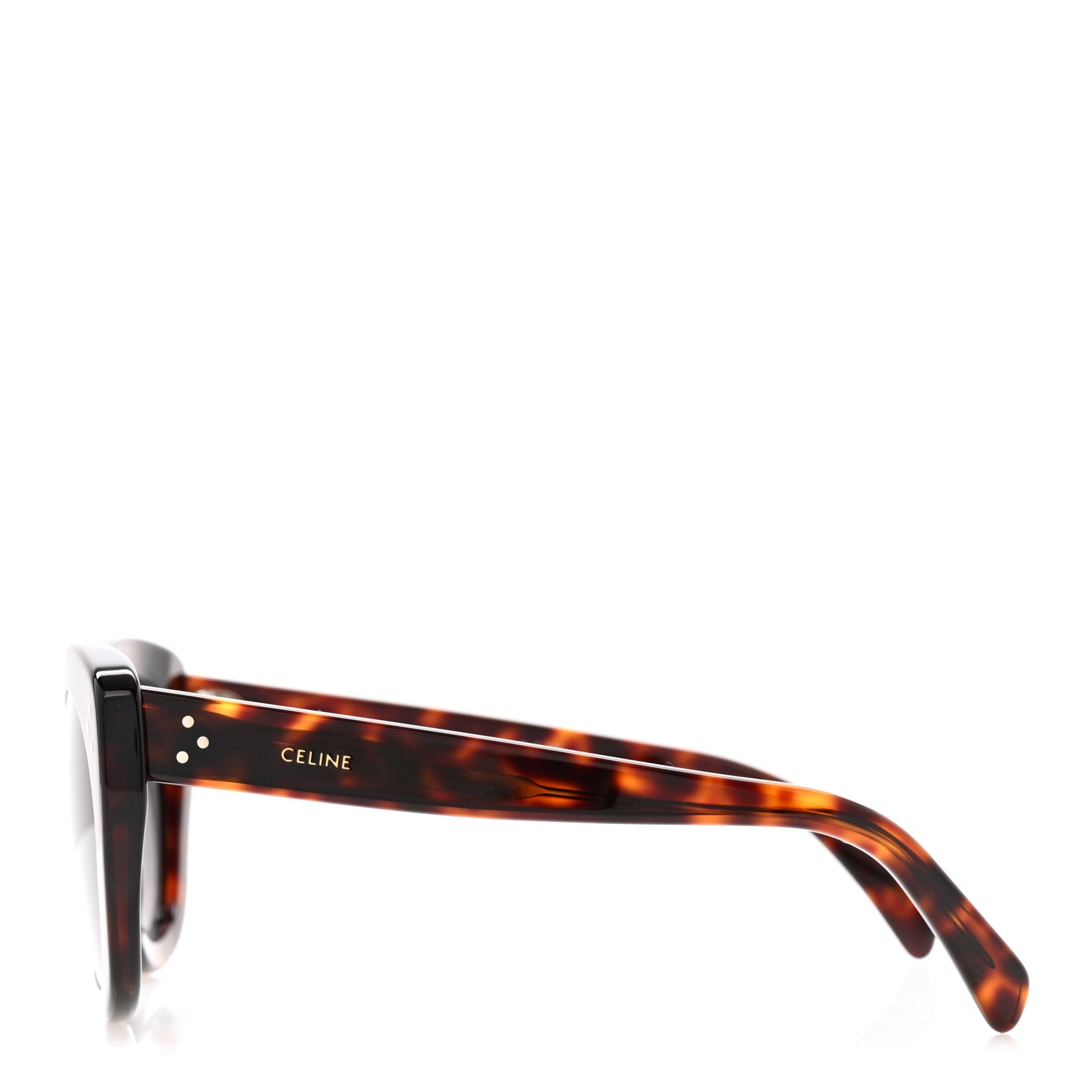 Celine Square Sunglasses — Tortoise