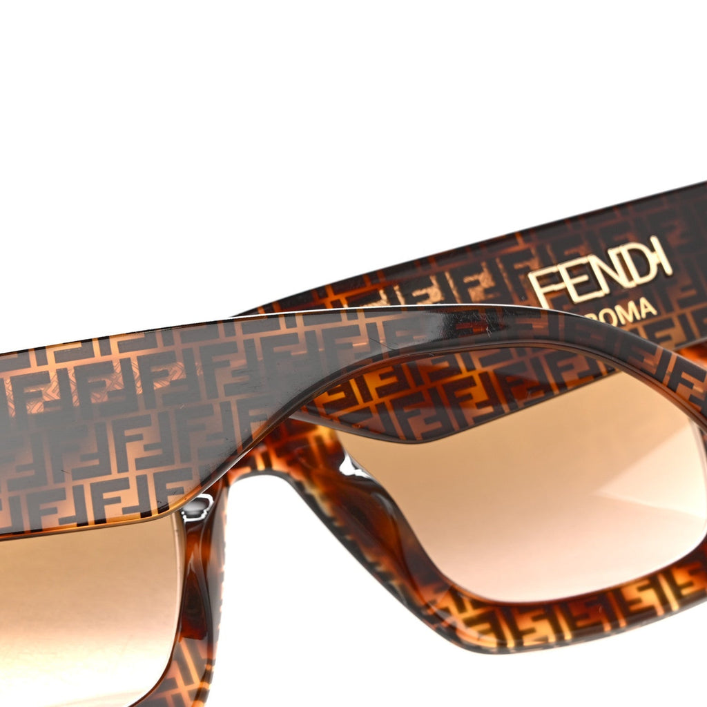 Fendi Square Sunglasses — Tortoise