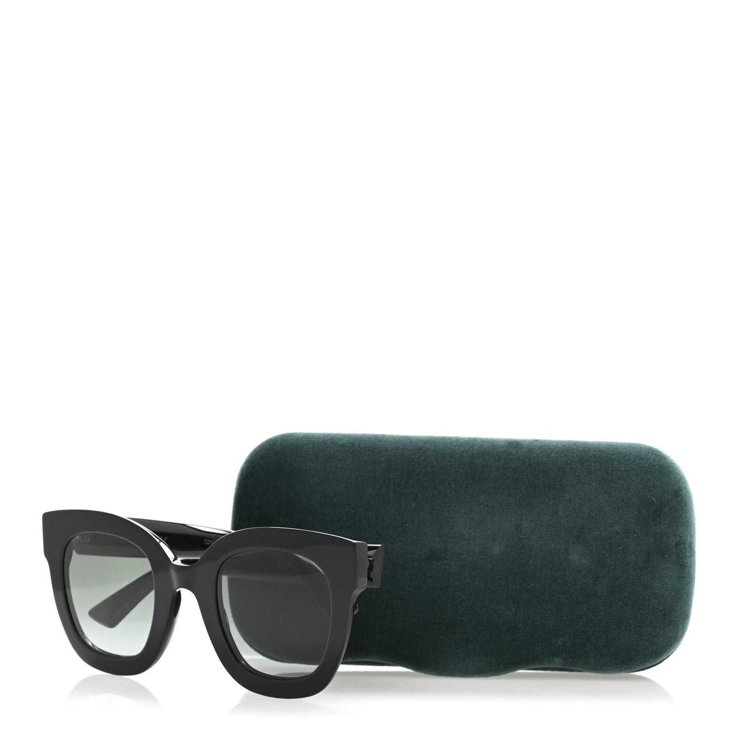 Gucci Round Sunglasses — Black GG0208S