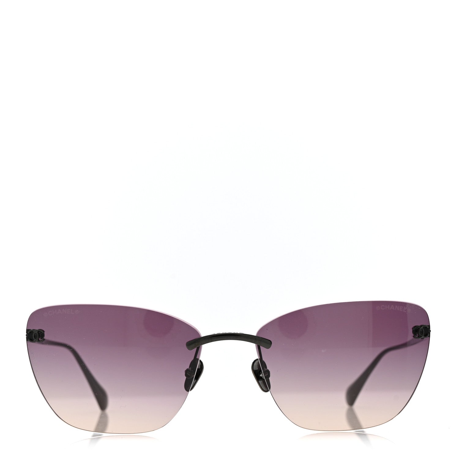 Chanel Cat-Eye Sunglasses — Black 4286-T