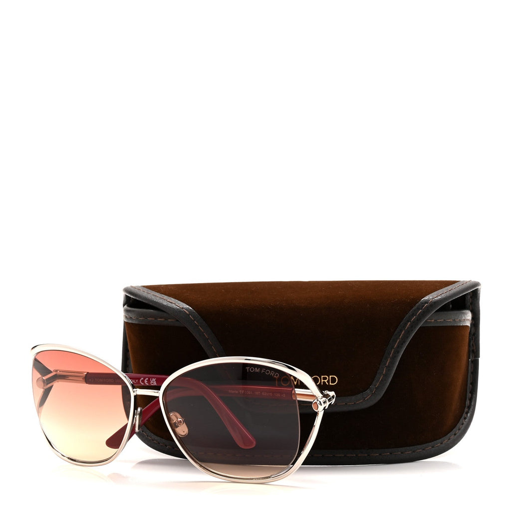 Tom Ford Oversized Sunglasses — Pink TF1091