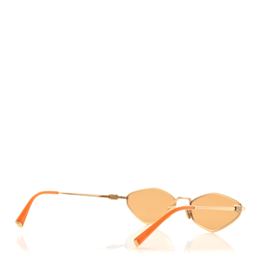 Miu Miu Oval Sunglasses — Orange SMU56Z