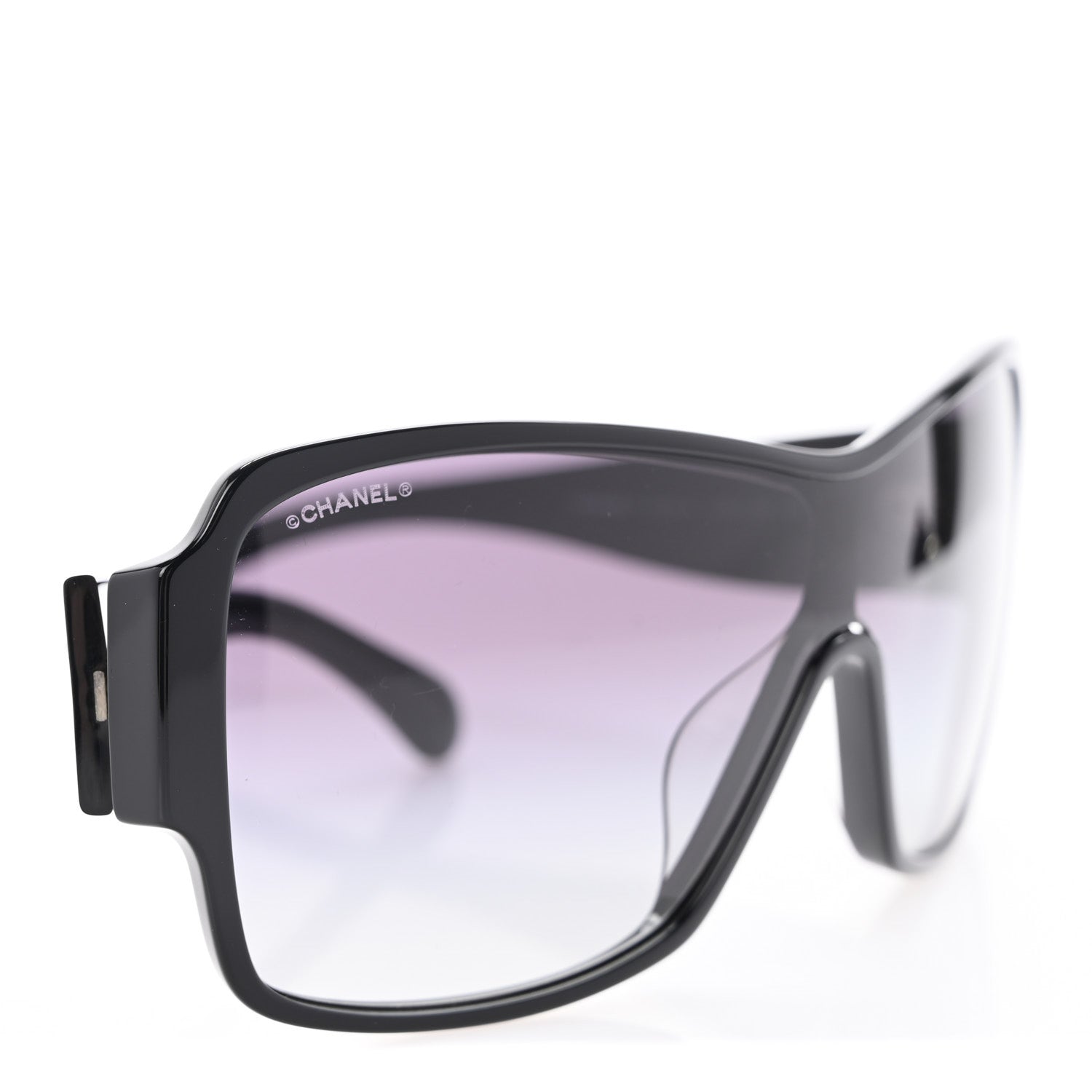 Chanel Shield Sunglasses — Black 5449-A