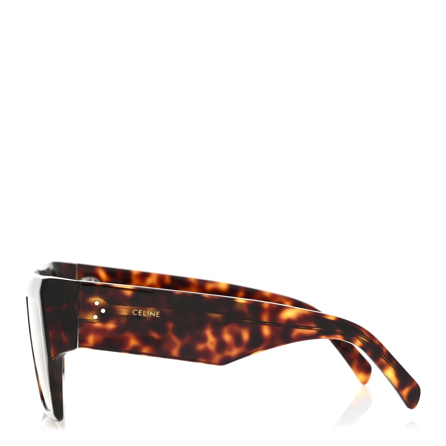 Celine Square Sunglasses — Tortoise