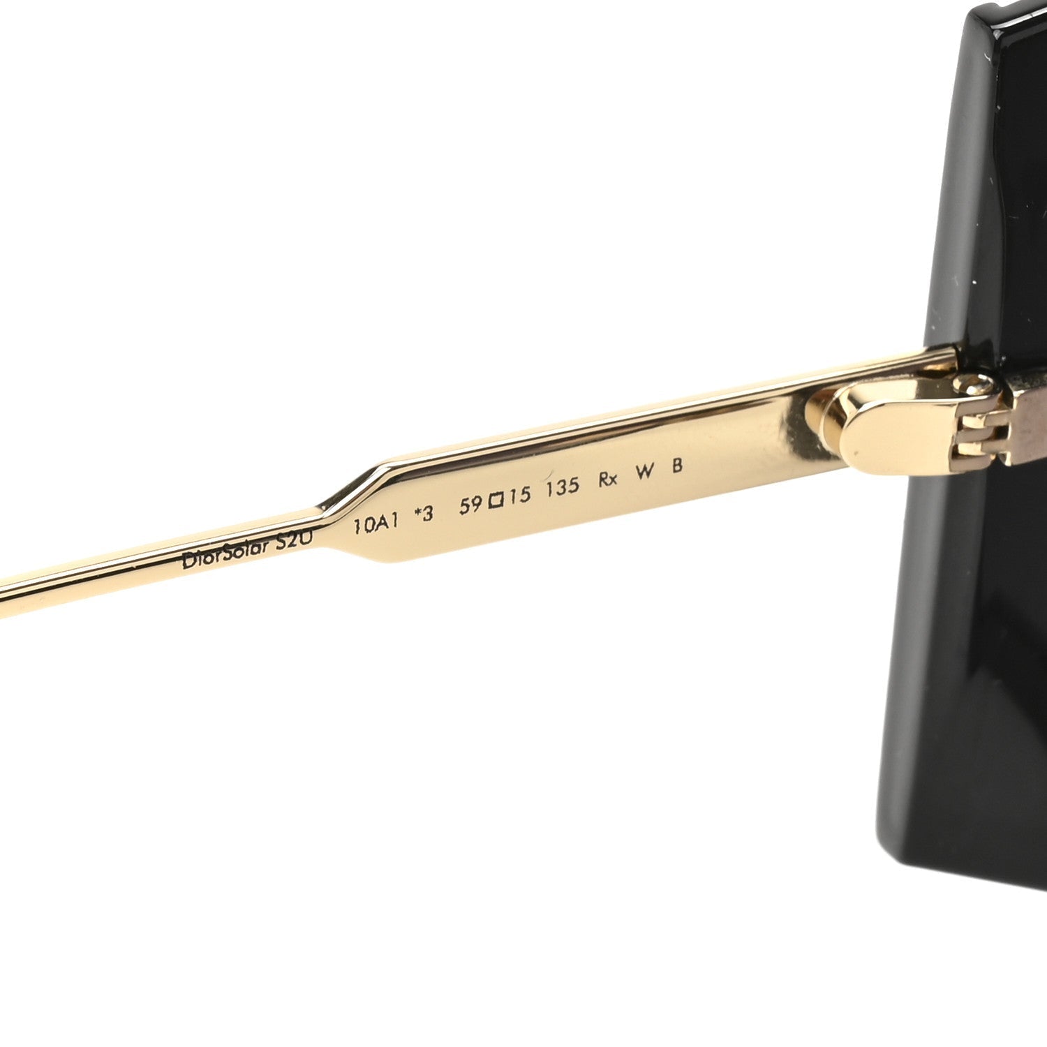 Dior Square Sunglasses — Black