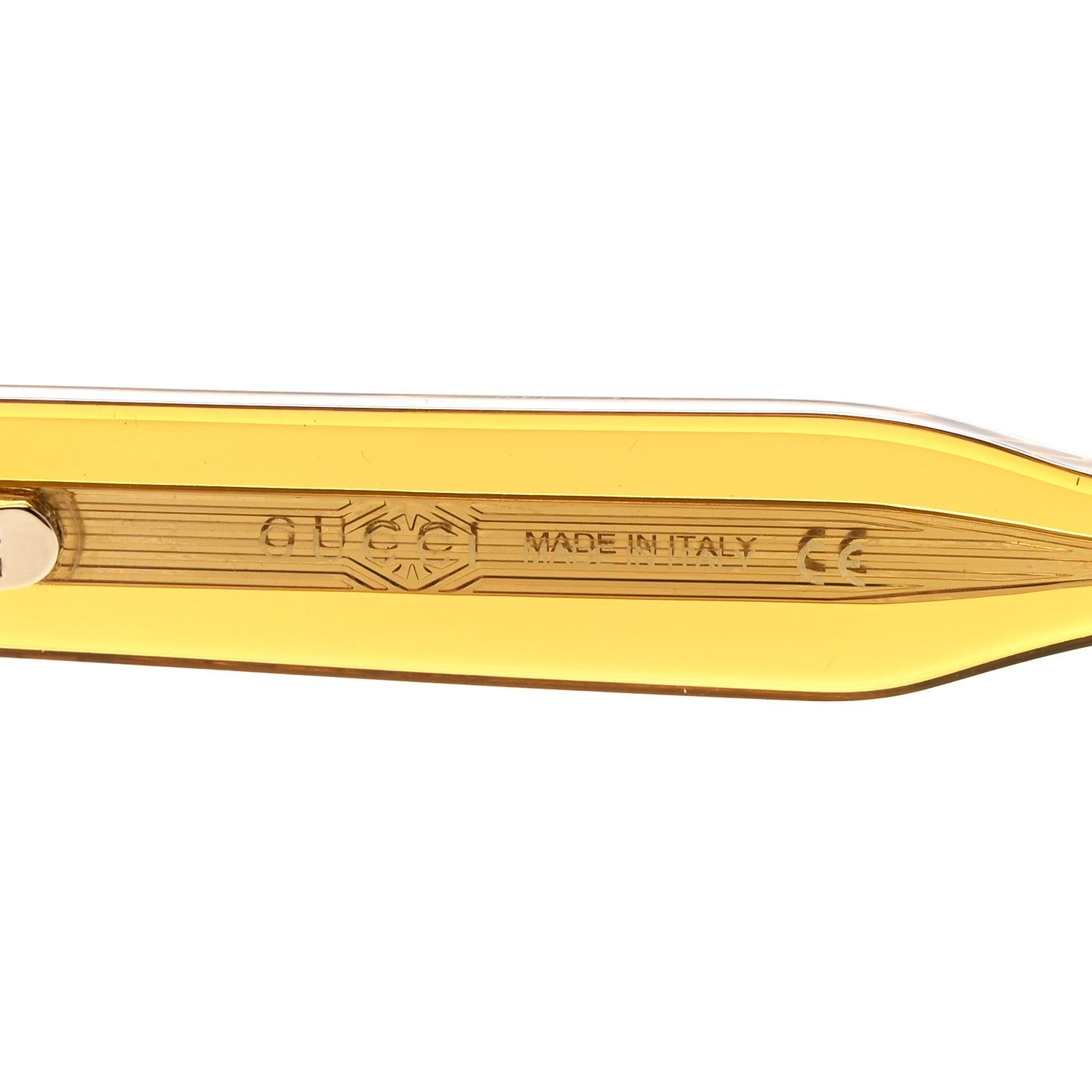 Gucci Square Sunglasses — Yellow GG1085S