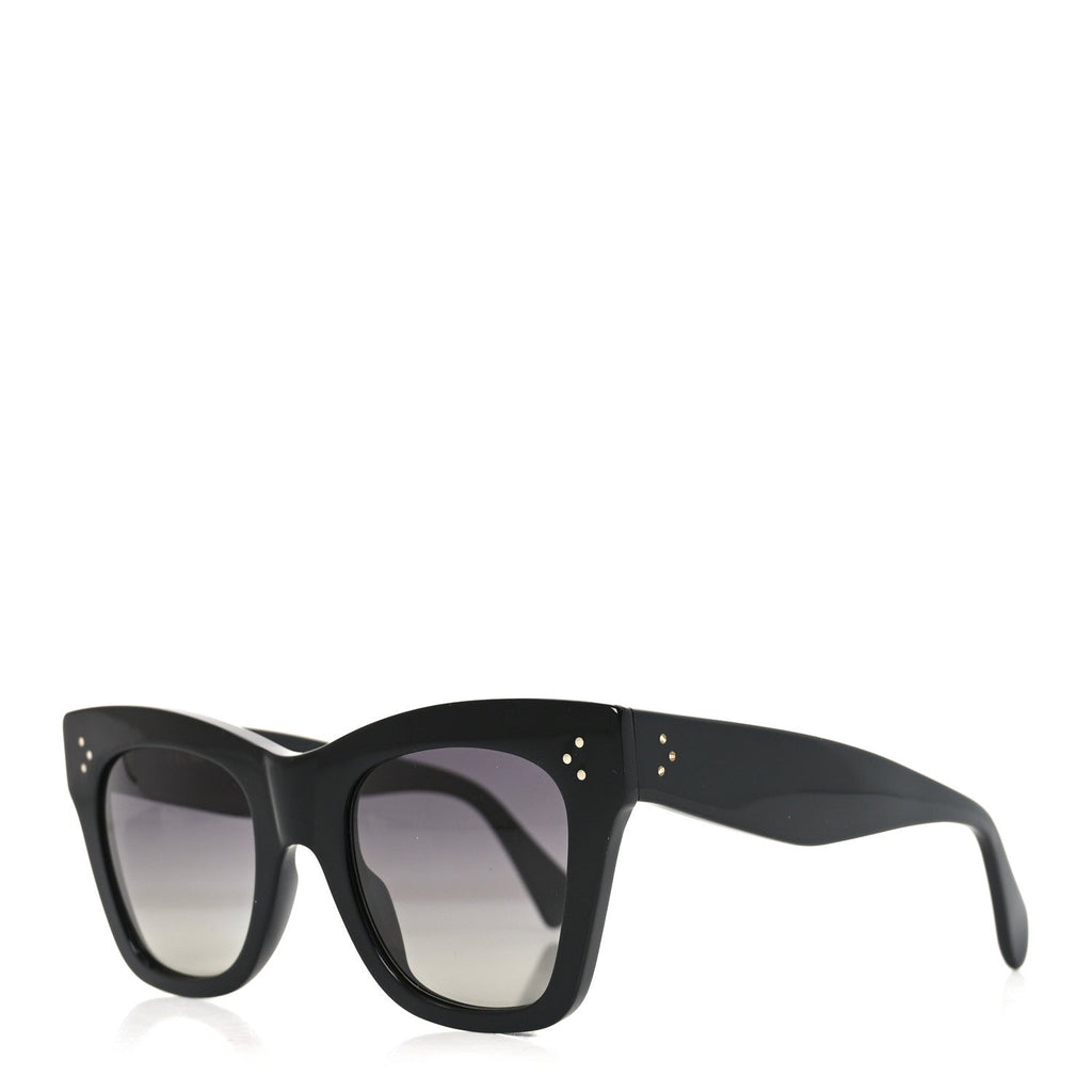 Celine Square Sunglasses — Black