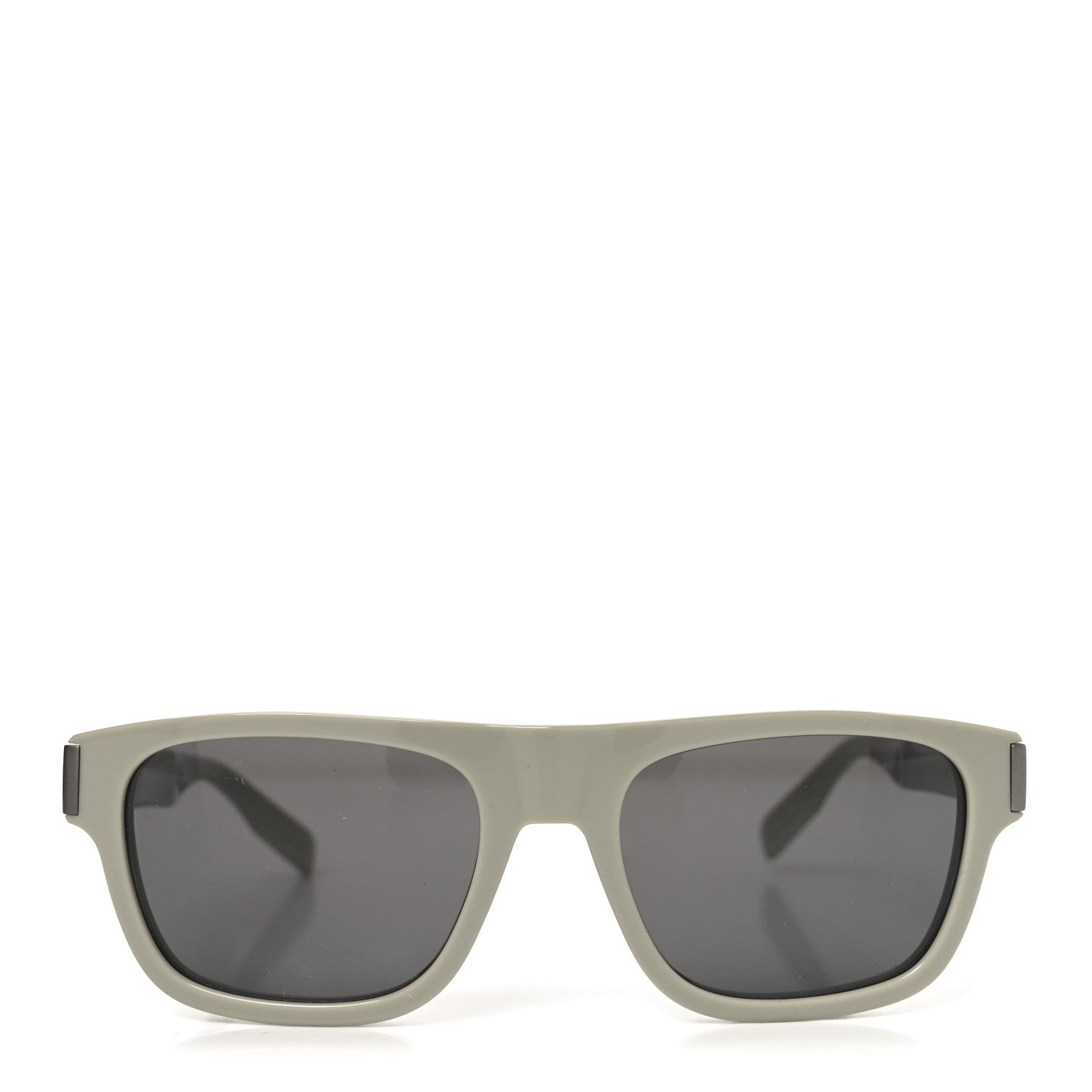 Dior Square Sunglasses — Beige