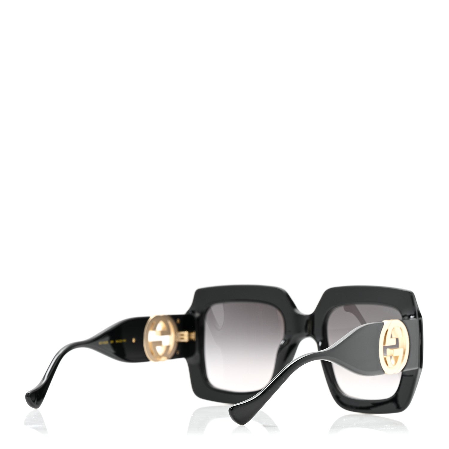 Gucci Square Sunglasses — Black GG1022S