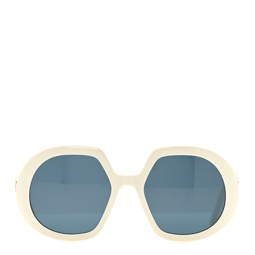 Dior Square Sunglasses — White