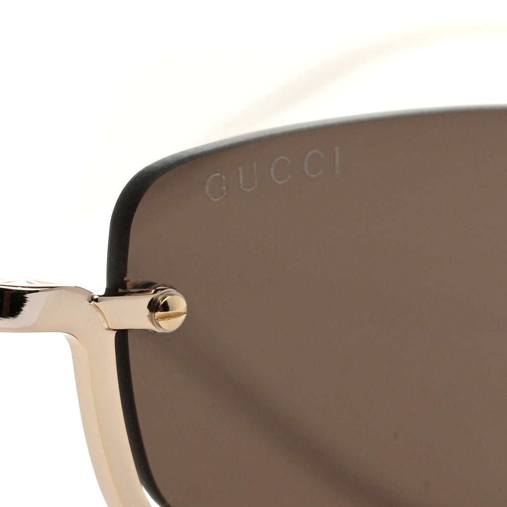 Gucci Square Sunglasses — Brown GG1278S