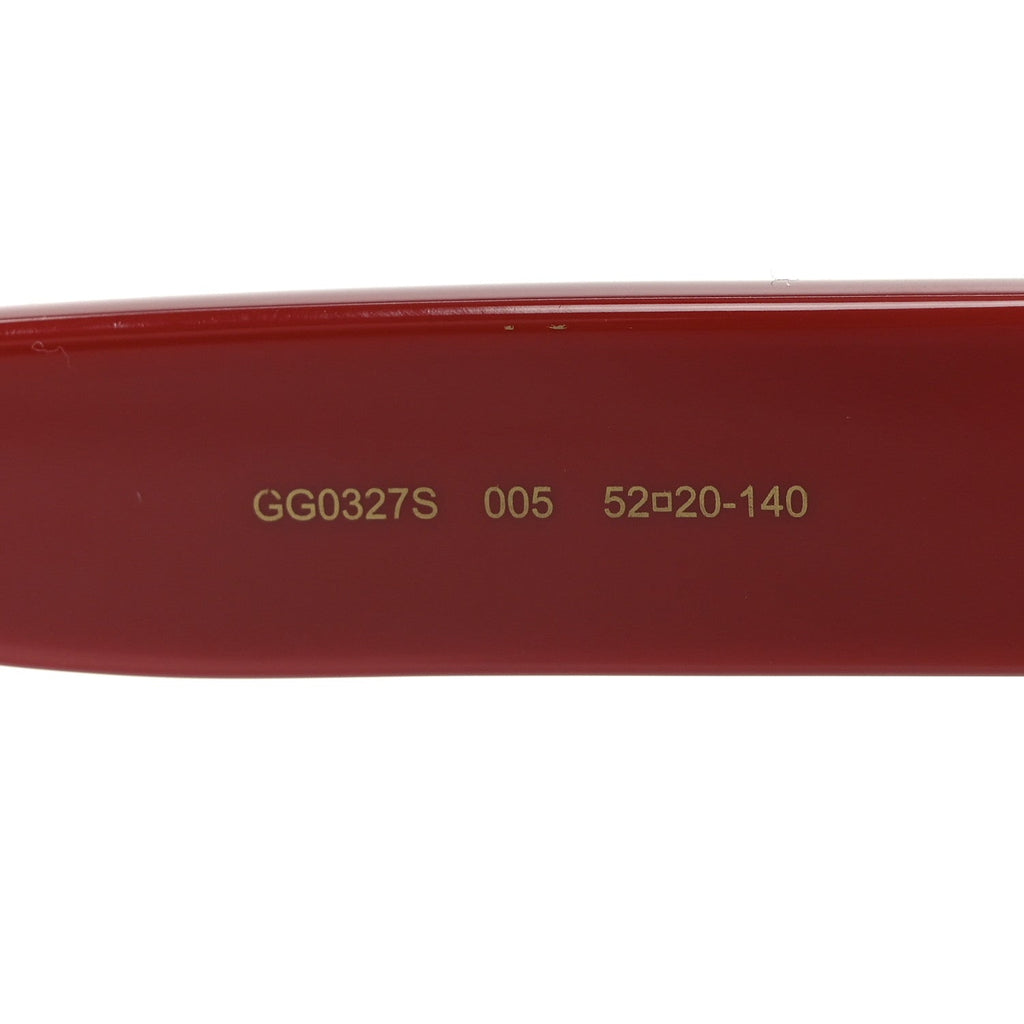 Gucci Square Sunglasses — Red GG0327S
