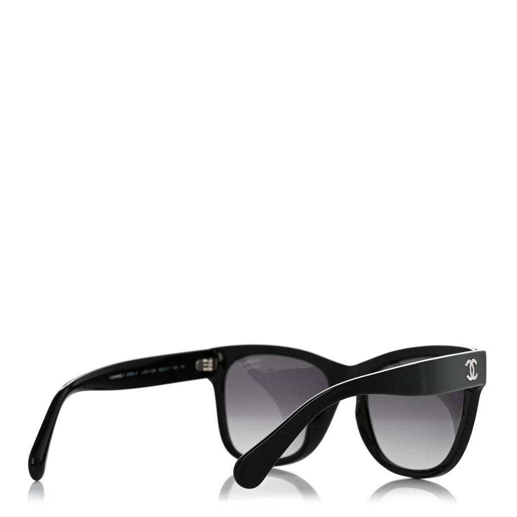 Chanel Cat-Eye Sunglasses — Black 5380-A