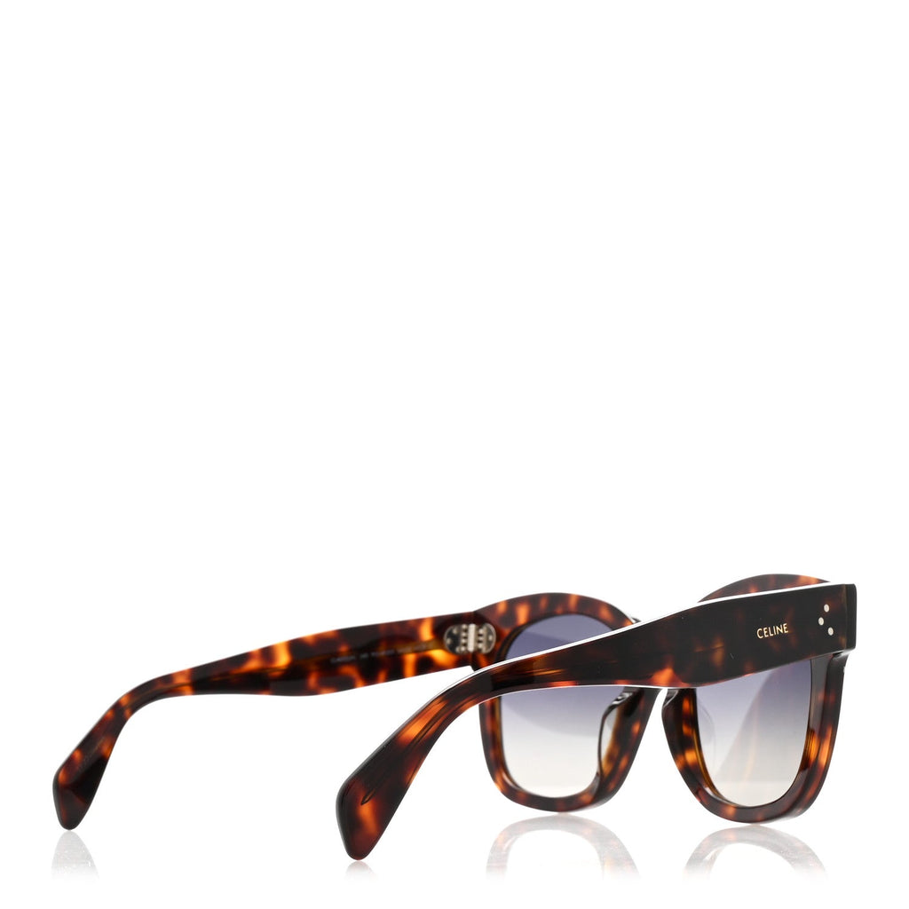 Celine Square Sunglasses — Tortoise