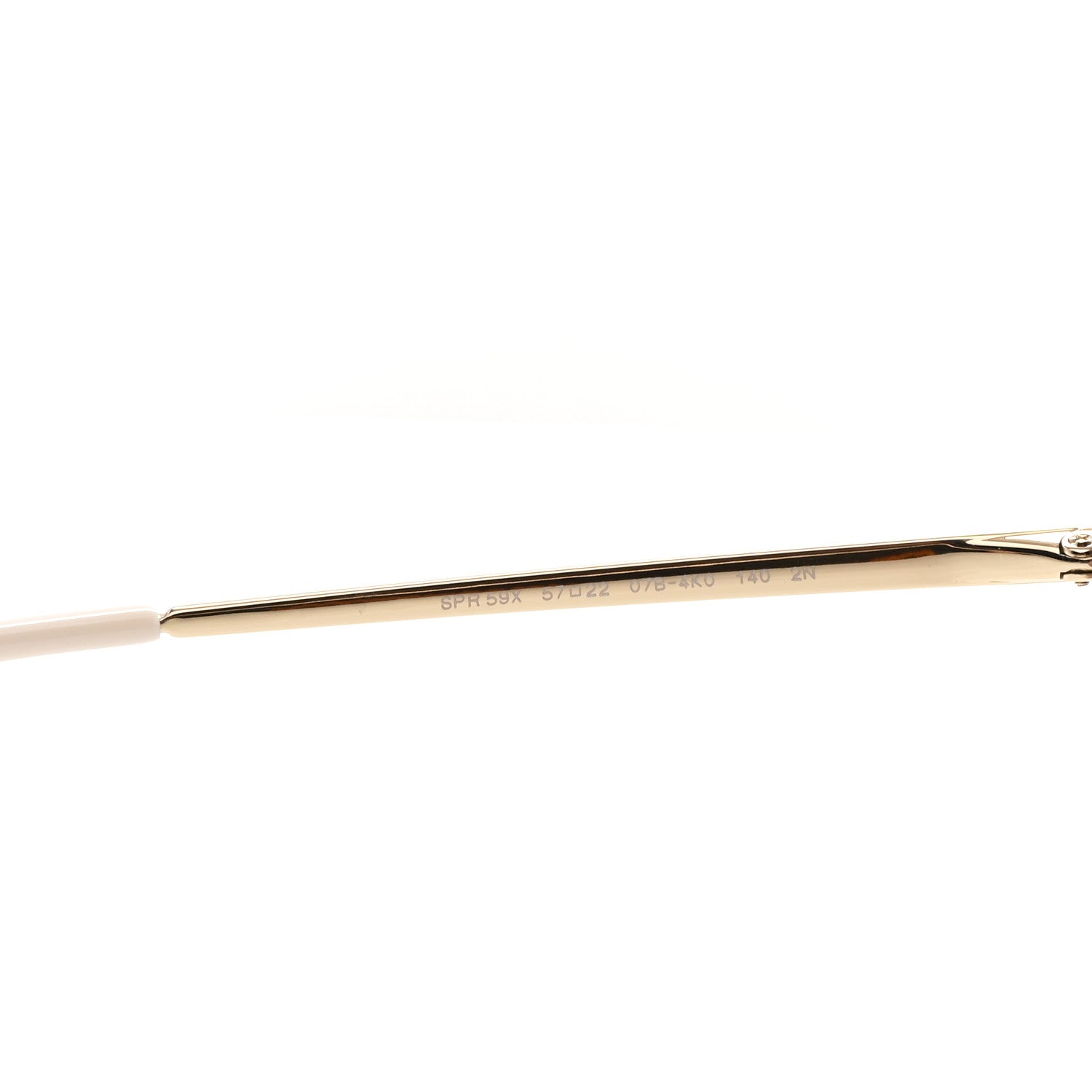 Prada Oversized Round Sunglasses — Gold SPR 59X