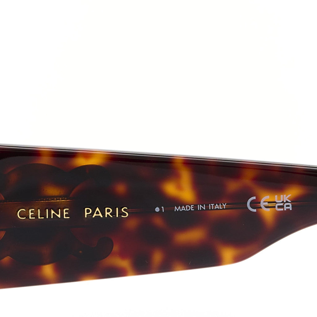 Celine Oversized Sunglasses — Tortoise