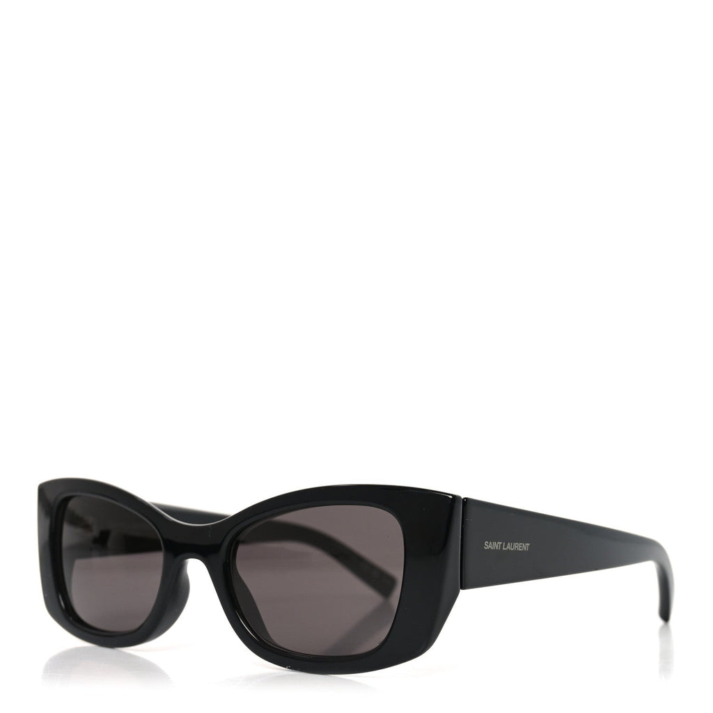 Saint Laurent Cat-Eye Sunglasses — Black SL 593