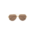Bottega Veneta Sunglasses — Gold