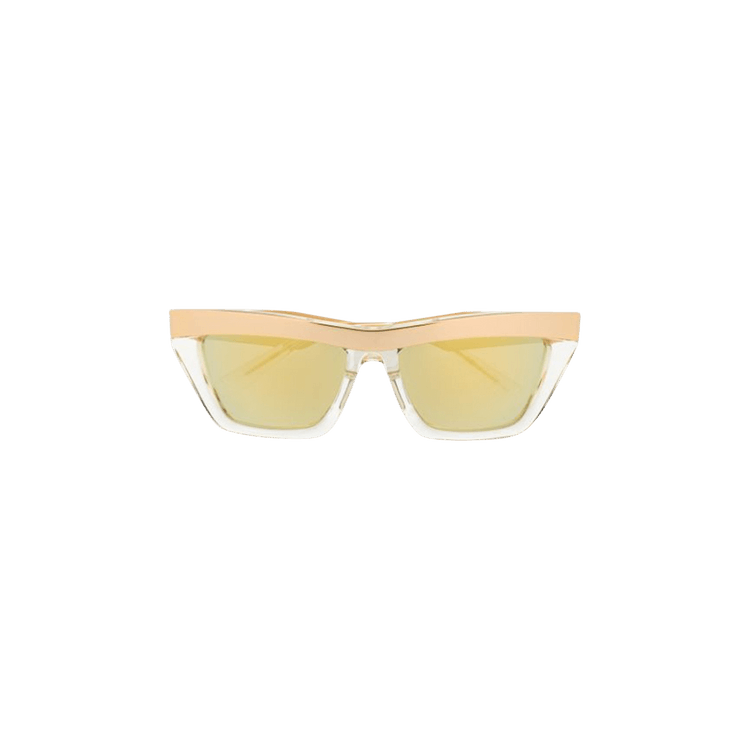 Bottega Veneta Sunglasses — Gold