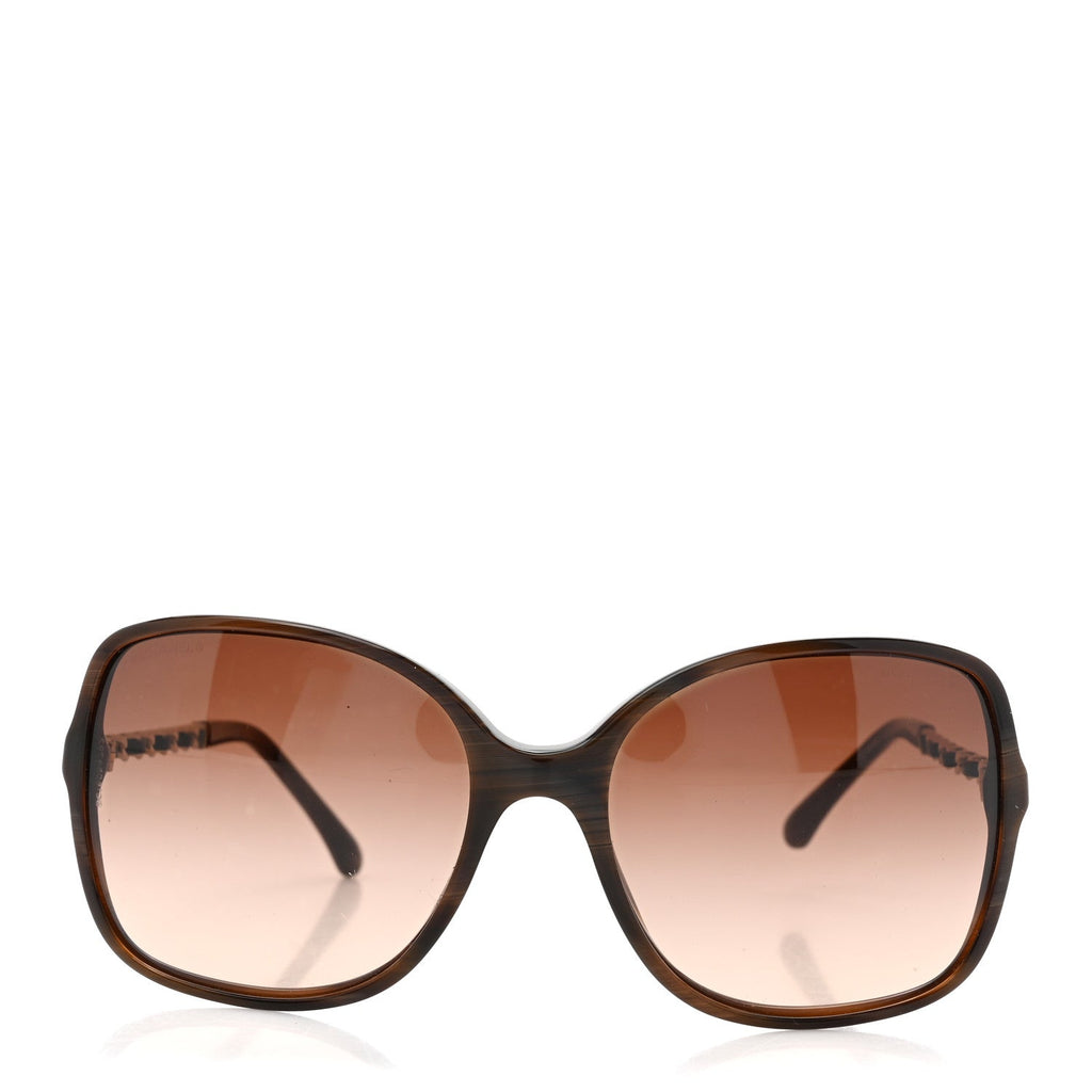 Chanel Square Sunglasses — Brown 5210-Q