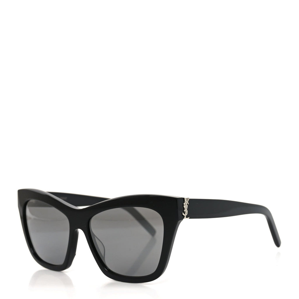 Saint Laurent Cat-Eye Sunglasses — Black