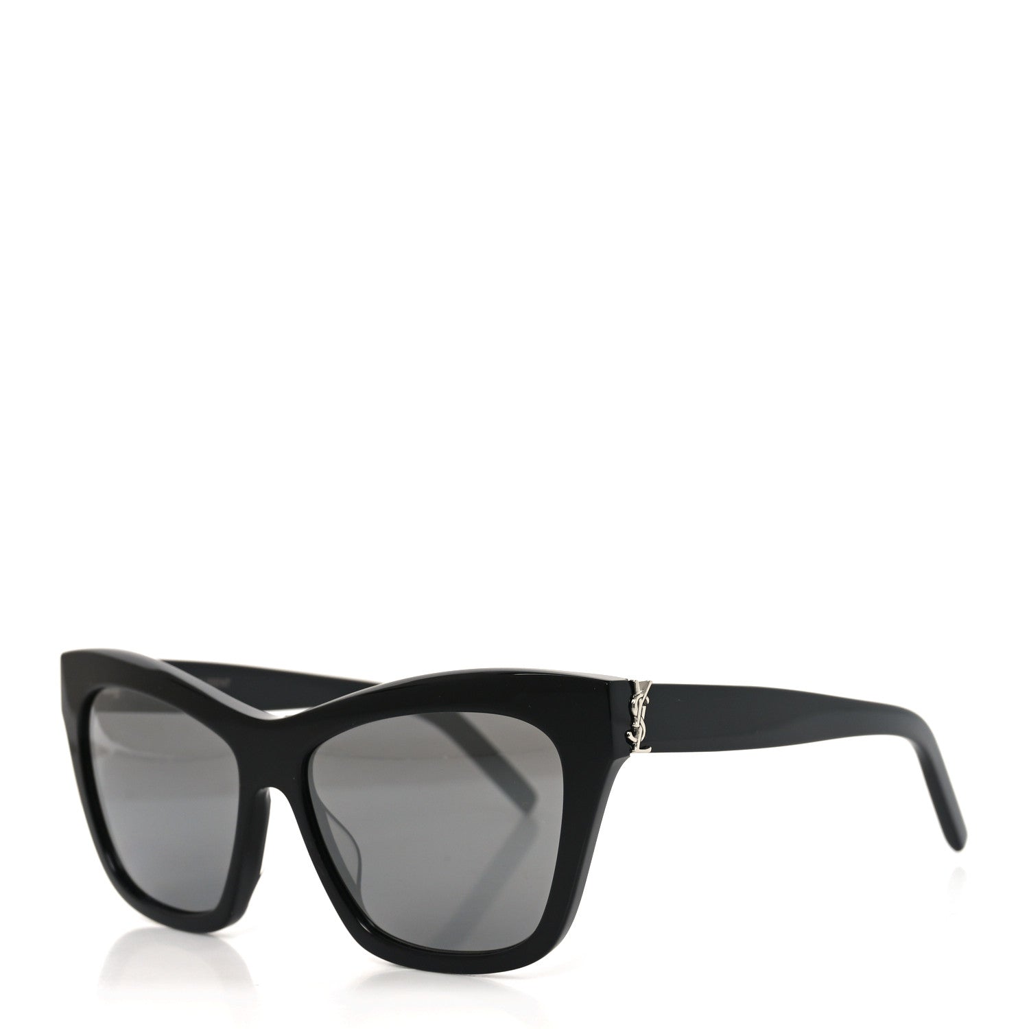Saint Laurent Cat-Eye Sunglasses — Black