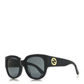 Gucci Square Sunglasses — Black