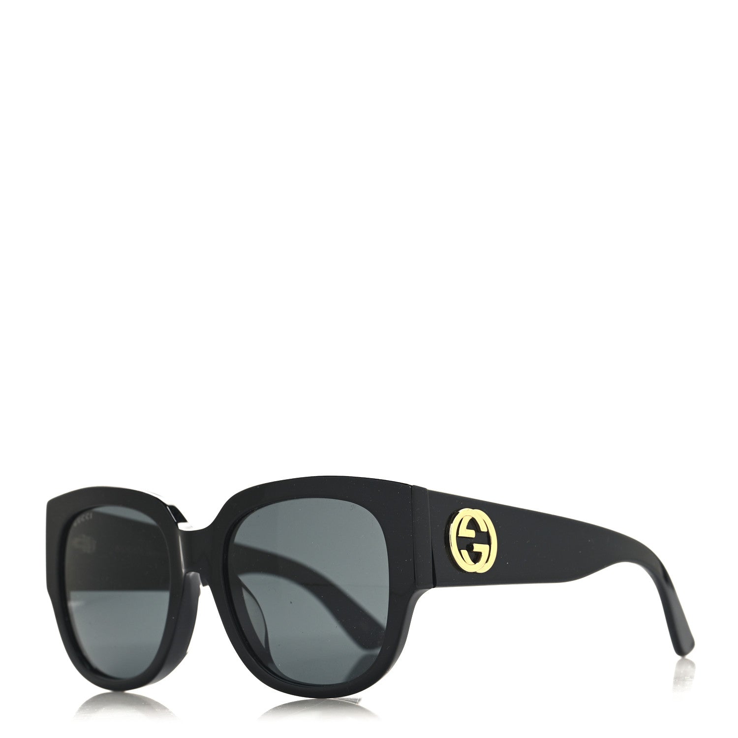 Gucci Square Sunglasses — Black