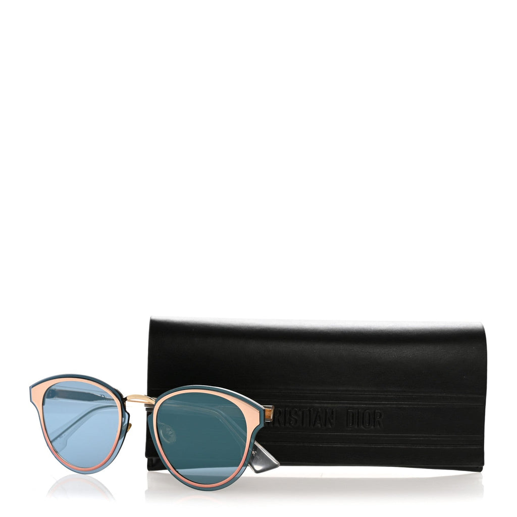 Dior Square Sunglasses — Blue