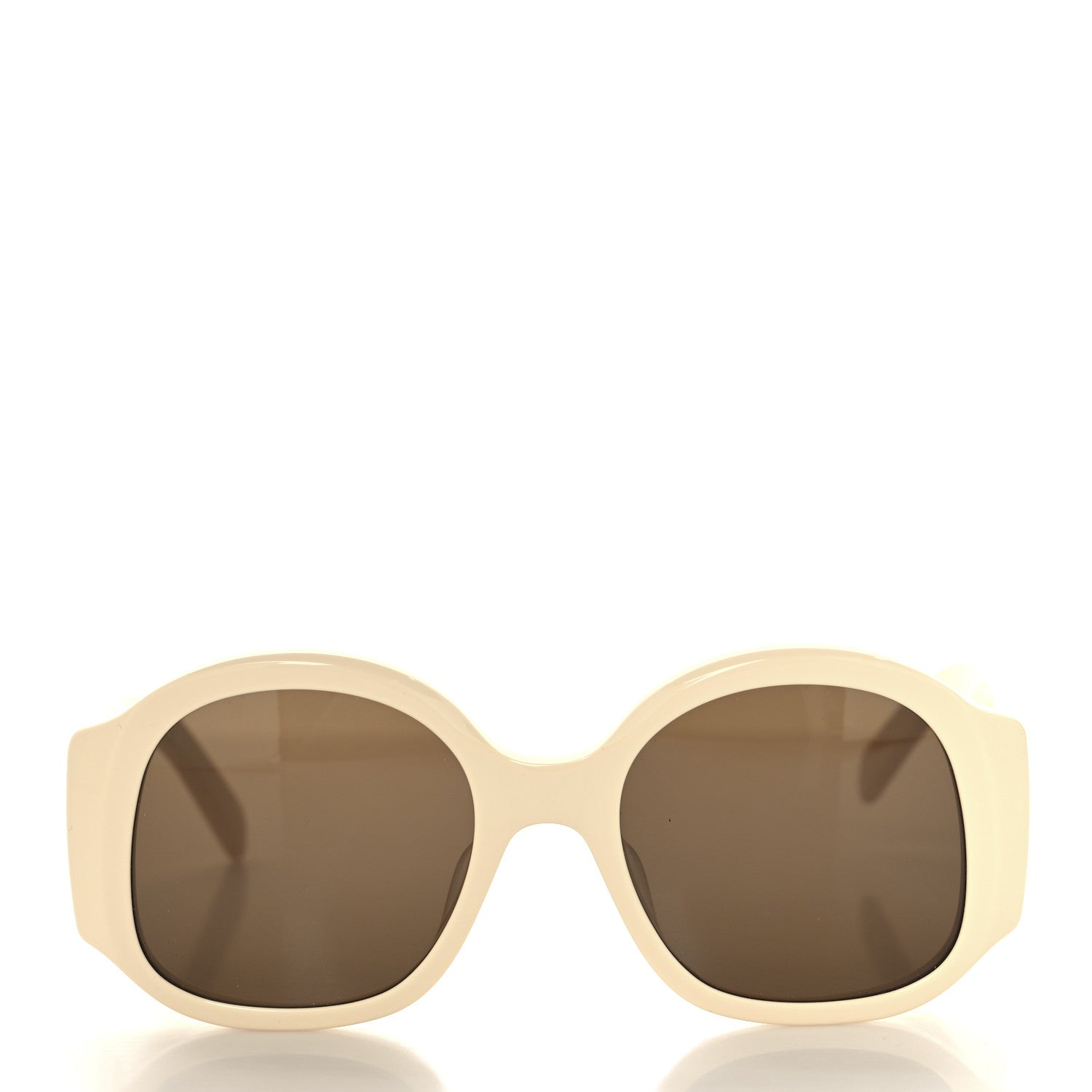 Celine Square Sunglasses — White