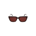 Alexander McQueen Square Frame Acetate Sunglasses — Purple
