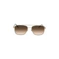 Bottega Veneta Aviator Sunglasses — Gold