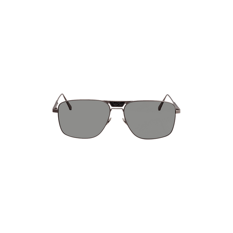 Bottega Veneta Aviator Sunglasses — Black