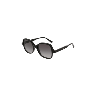 Bottega Veneta Oversized Acetate Sunglasses — Black