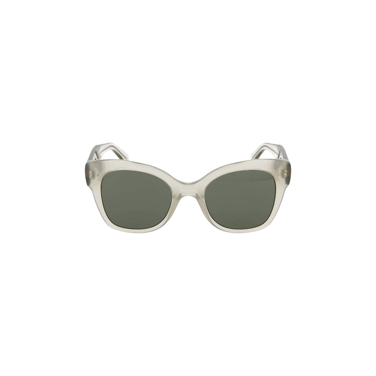 Bottega Veneta Square Frame Sunglasses — Grey