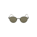 Bottega Veneta Round Oval Sunglasses — Black