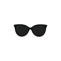Bottega Veneta Cat Eye Acetate Sunglasses — Black