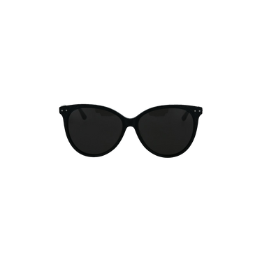 Bottega Veneta Cat Eye Acetate Sunglasses — Black