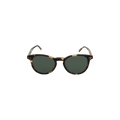Bottega Veneta Round Frame Acetate Sunglasses — Brown