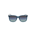 Bottega Veneta Square Frame Acetate Sunglasses — Blue