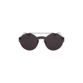 Bottega Veneta Round Frame Nylon Sunglasses — Grey