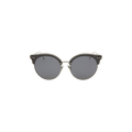 Bottega Veneta Cat Eye Frame Metal Sunglasses — Silver