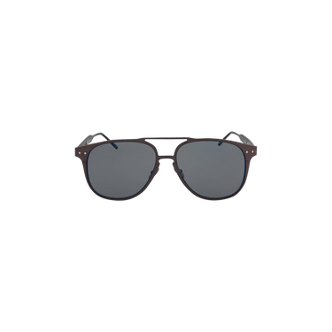 Bottega Veneta Aviator Style Aluminium Sunglasses — Blue