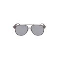 Bottega Veneta Aviator Style Aluminium Sunglasses — Silver