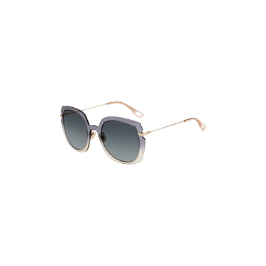 Dior Oversized Round Acetate Sunglasses — Grey