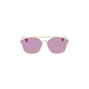 Dior Square Frame Acetate Sunglasses — White