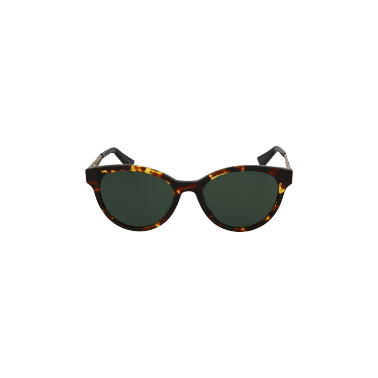 Dior Round Frame Acetate Sunglasses — Brown