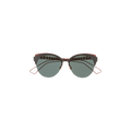 Dior Cat Eye Metal Sunglasses — Black