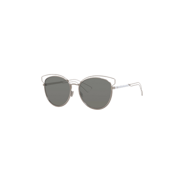 Dior Cat Eye Metal Sunglasses — Silver